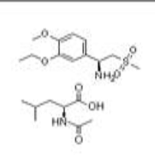 (S)-1-(3-乙氧基-4-甲氧基苯基) -2-(甲基磺酰基)乙胺 N-乙酰基-L-亮氨酸盐