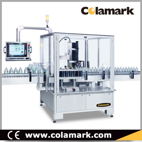 Colamark A102 垂直辊子链式大圆瓶智能贴标机