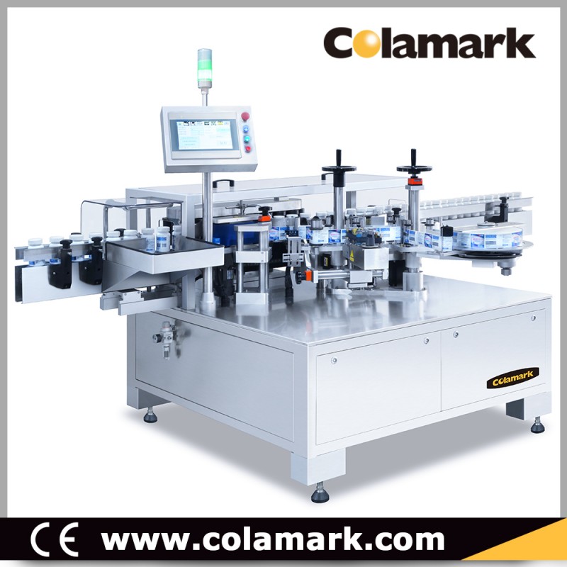 Colamark A102 垂直辊子链式大圆瓶智能贴标机