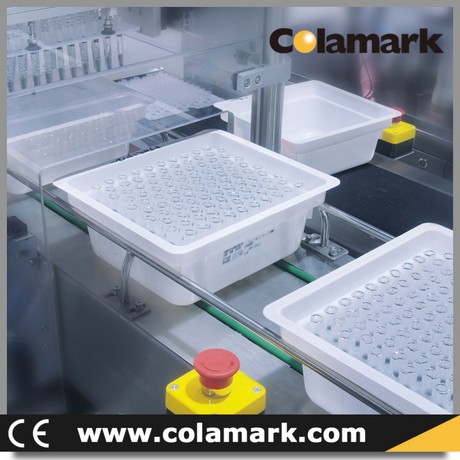 Colamark A33 预充针管高速扭杆智能贴标系统