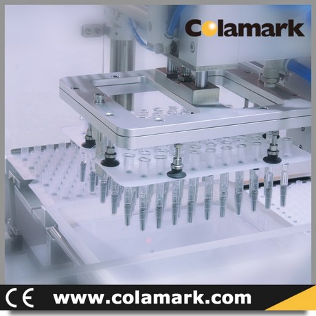 Colamark A33 预充针管高速扭杆智能贴标系统