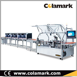 Colamark A104 高速回轉(zhuǎn)立式圓瓶智能貼標(biāo)機