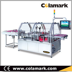 Colamark A104 高速回轉(zhuǎn)立式圓瓶智能貼標(biāo)機
