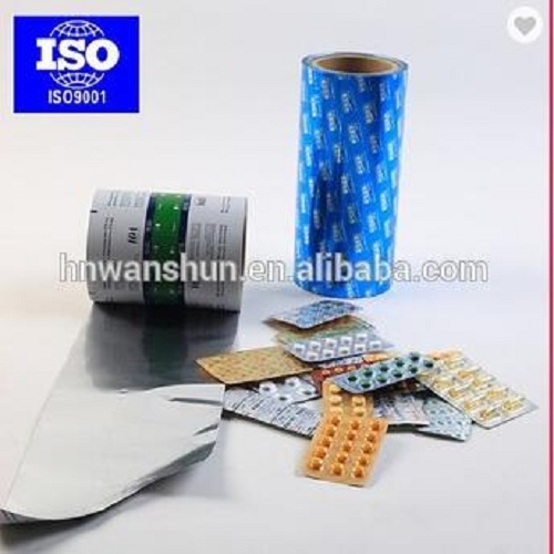colored food packing medical packing aluminium foil
