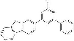 	2-chloro-4-(dibenzo[b,d]furan-3-yl)-6-phenyl-1,3,5-triazine