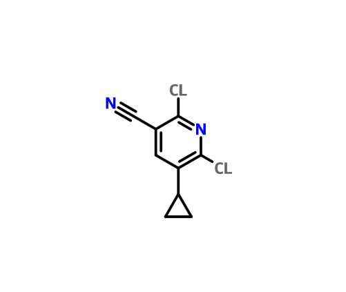     2,6-dichloro-5-cyclopropylnicotinonitrile