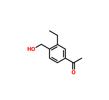 1-(3-Ethyl-4-hydroxymethylphenyl)ethanone