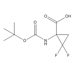 1-(叔丁氧羰基氨基)-2,2-二氟环丙基甲酸