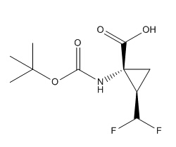 （1R，2R）-1-（叔丁氧基羰基氨基）-2-（二氟甲基）环丙烷羧酸