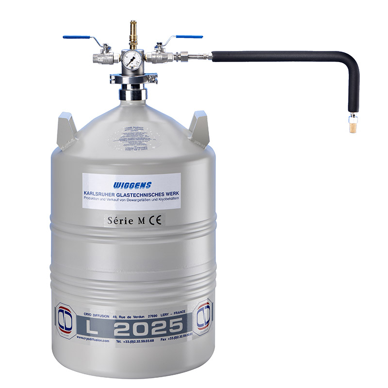 WIGGENS ALU-CD –DMT 12 液氮儲存運輸罐 