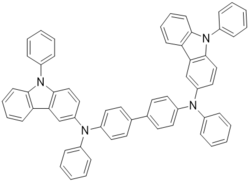 N,N'-二苯并-N,N'-双(9-苯基咔唑基-3-)联苯基-4,4'-二胺