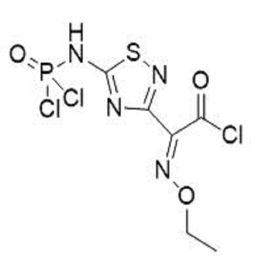 2-(5-二氯磷酰氨基-1,2,4-噻二唑-3-基)-2(Z)-乙氧基亚氨基乙酰氯