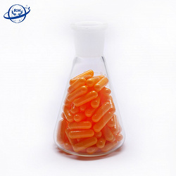 Good reputation high quality medical orange gelatin empty capsule size 3