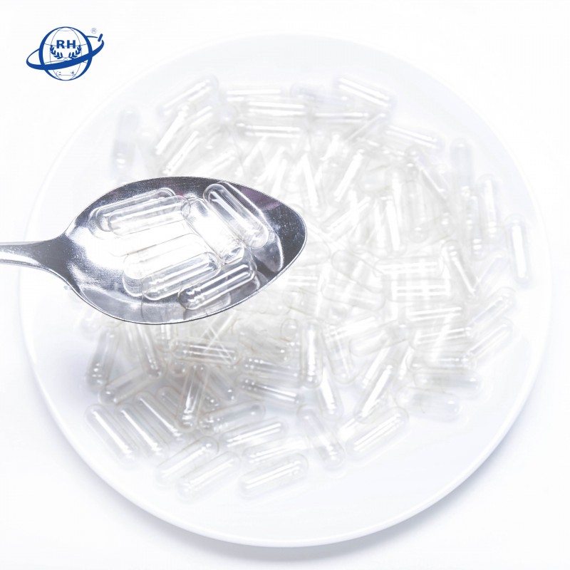 clear color gelatin hollow capsules size 00 0 1 2 3 4