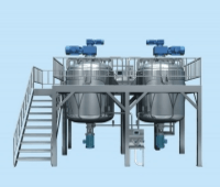 底部均質(zhì)真空乳化機(jī)成套設(shè)備