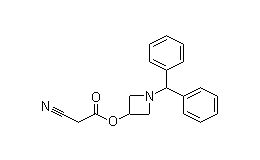 氰基乙酸(1- 二苯甲基氮杂环丁烷-3- 基) 酯