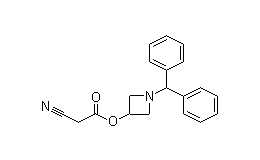 氰基乙酸(1- 二苯甲基氮杂环丁烷-3- 基) 酯