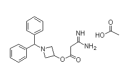 3- 氨基-3- 亚氨基丙酸 1-( 二苯甲基)-3-氮杂环丁酯乙酸盐