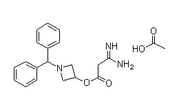 3- 氨基-3- 亚氨基丙酸 1-( 二苯甲基)-3-氮杂环丁酯乙酸盐