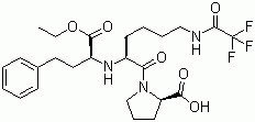 N2-[1-(S)-乙氧羰基-3-苯丙基]-N6-三氟乙?；?L-賴氨酸-L-脯氨酸