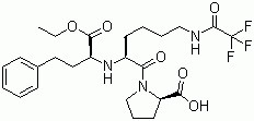 N2-[1-(S)-乙氧羰基-3-苯丙基]-N6-三氟乙?；?L-賴氨酸-L-脯氨酸