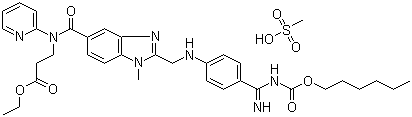 達(dá)比加群酯甲磺酸鹽