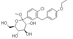 甲基 1-C-[4-氯-3-[(4-乙氧基苯基)甲基]苯基]-alpha-D-吡喃葡萄糖苷