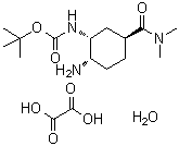 N-[(1R,2S,5S)-2-氨基-5-[(二甲基氨基)羰基]環(huán)己基]氨基甲酸叔丁酯草酸鹽水合物