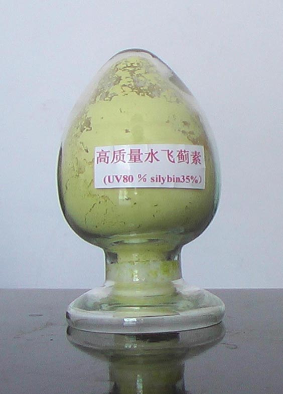 水飞蓟素uv80, high quality milkthistle-silymarin