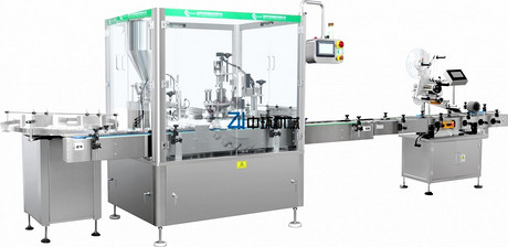 ZHG-50全自动膏霜灌装旋盖机