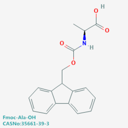 天然氨基酸及其衍生物 Fmoc-Ala-OH Fmoc-丙氨酸
