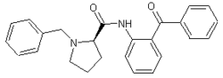 (2R)-N-(2-苯甲酰苯基)-1-芐基-2-吡咯烷甲酰胺