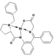 	 (S)-(O-(N-苄基脯氨基酸)氨基)(苯基) 亚甲基亚氨基乙酸酯-N,N,N-镍(II)