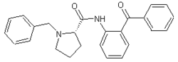 (2S)-N-(2-苯甲酰苯基)-1-苄基-2-吡咯烷甲酰胺