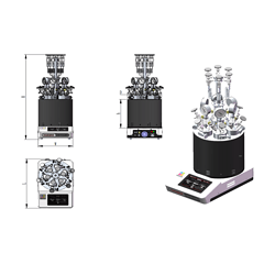 50ML六位平行反應(yīng)釜