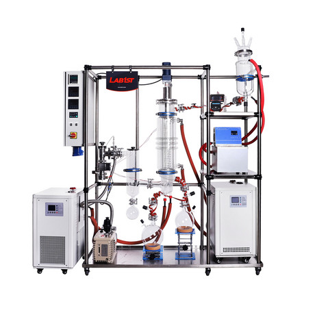 Glass Wiped Film Molecular Distillation Unit 玻璃分子蒸馏套装