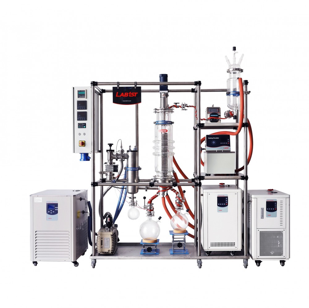 Hybrid Wiped Film Molecular Distillation Unit 混合分子蒸餾儀器