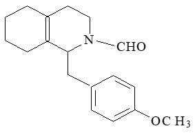 1-(4-methoxybenzyl)-3,4,5,6,7,8-sahydroisoquinoline-2(1H)-carbaldehye