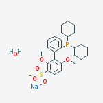2′-二环己基膦基-2,6-二甲氧基-1,1′-联苯基-3-磺酸钠 水合物