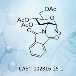 3,4,6-三-O-乙?；?2-脫氧-2-鄰苯二甲酰亞胺基-??α-D-疊氮化吡喃葡萄糖