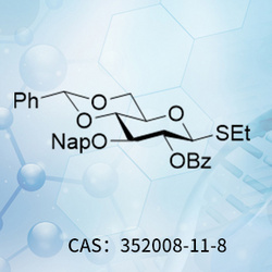 乙基 4,6-O-苯亚甲基-3-O-(2-甲基萘基)-2-O-苯甲酰基-1-硫代-β-D-吡喃葡萄糖苷