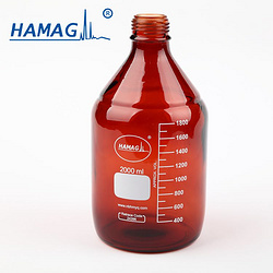 2 L棕色流动相溶剂瓶2000ml试剂 瓶