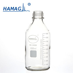 1 L透明流动相容溶剂瓶1000ml试剂瓶