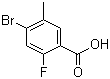 4-溴-2-氟-5-甲基苯甲酸