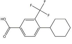 4-环己基-3-（三氟甲基）苯甲酸