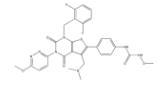 N- [4- [1 - [（2,6-二氟苯基）甲基]-5 - [（二甲基氨基）甲基] -1,2,3,4-四氢-3-（6-甲氧基-3-哒嗪基） - 2,4-二氧噻吩并[2,3-d]嘧啶-6-基]苯基] 