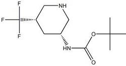 N - [(3R,5S)-5-(三氟甲基)哌啶-3-基]氨基甲酸叔丁酯