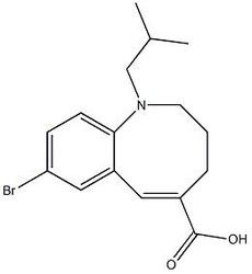 (E)-8-溴-1-异丁基-1,2,3,4-四氢苯并[B]吖辛因-5-羧酸