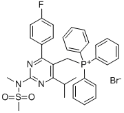 4-(4-氟苯基)-6-异丙基-2-(N-甲基-N-甲磺酰氨基)嘧啶-5-甲基三苯基磷溴盐