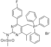 4-(4-氟苯基)-6-異丙基-2-(N-甲基-N-甲磺酰氨基)嘧啶-5-甲基三苯基磷溴鹽